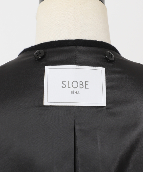 セール】《ストール付き》SUPER140 ダブルフェイスノーカラーコート