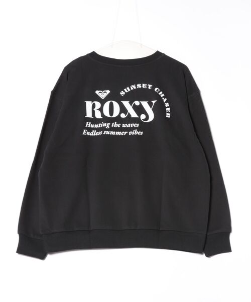 ROXY(ロキシー)の「ROXY/ロキシー トレーナー スウェット クルーネック ロゴ バックプリント SUNSET CHASER PULL OVER RPO254628M(スウェット・レディース・ブラック/スミクロ/アイボリー・L/M)」の11枚目の写真