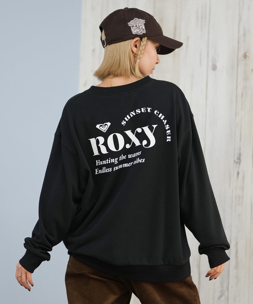 ROXY(ロキシー)の「ROXY/ロキシー トレーナー スウェット クルーネック ロゴ バックプリント SUNSET CHASER PULL OVER RPO254628M(スウェット・レディース・ブラック/スミクロ/アイボリー・L/M)」の19枚目の写真