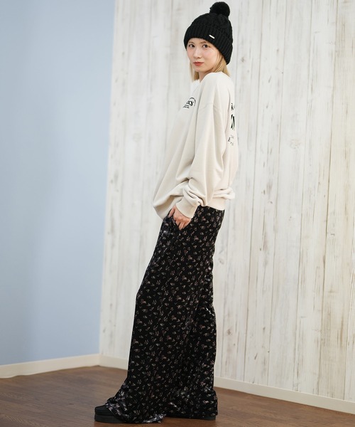 ROXY(ロキシー)の「ROXY/ロキシー トレーナー スウェット クルーネック ロゴ バックプリント SUNSET CHASER PULL OVER RPO254628M(スウェット・レディース・ブラック/スミクロ/アイボリー・L/M)」の15枚目の写真