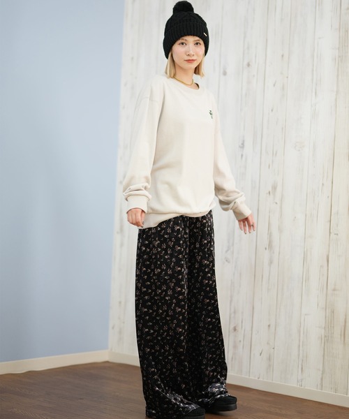 ROXY(ロキシー)の「ROXY/ロキシー トレーナー スウェット クルーネック ロゴ バックプリント SUNSET CHASER PULL OVER RPO254628M(スウェット・レディース・ブラック/スミクロ/アイボリー・L/M)」の17枚目の写真