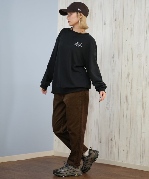 ROXY(ロキシー)の「ROXY/ロキシー トレーナー スウェット クルーネック ロゴ バックプリント SUNSET CHASER PULL OVER RPO254628M(スウェット・レディース・ブラック/スミクロ/アイボリー・L/M)」の21枚目の写真