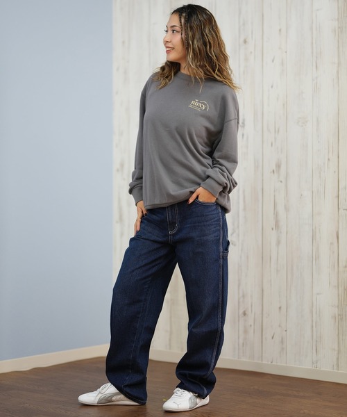 rosy monster バックロゴベーシックスウェット rosy monster バックロゴベーシックスウェット 黒