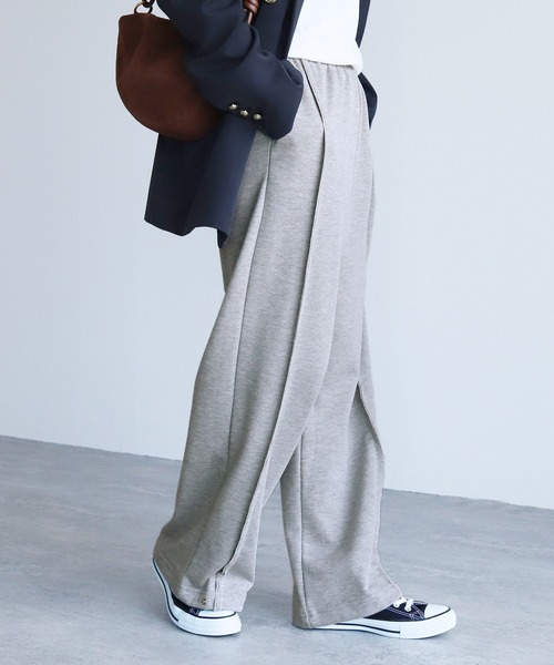 reca（レカ）の「2WAY裾スナップスウェットパンツ（スウェットパンツ・レディース・ブラック/トップグレー・M）」の17枚目の写真