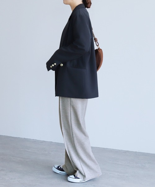 reca（レカ）の「2WAY裾スナップスウェットパンツ（スウェットパンツ・レディース・ブラック/トップグレー・M）」の18枚目の写真