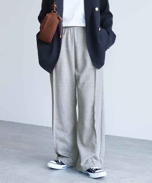 reca（レカ）の「2WAY裾スナップスウェットパンツ（スウェットパンツ・レディース・ブラック/トップグレー・M）」の19枚目の写真