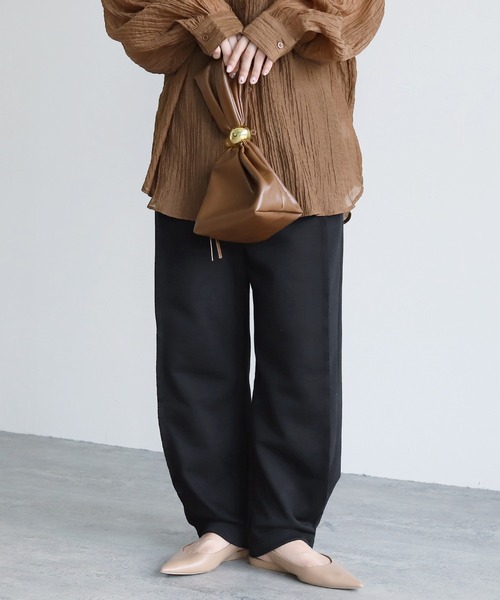 reca（レカ）の「2WAY裾スナップスウェットパンツ（スウェットパンツ・レディース・ブラック/トップグレー・M）」の10枚目の写真