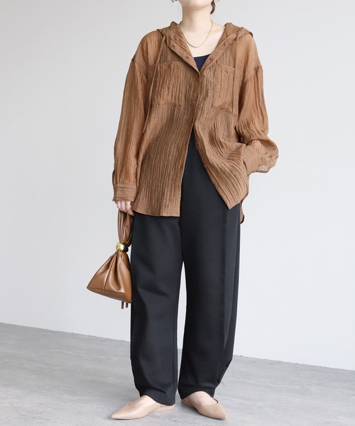 reca（レカ）の「2WAY裾スナップスウェットパンツ（スウェットパンツ・レディース・ブラック/トップグレー・M）」の11枚目の写真