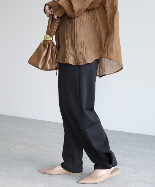 reca（レカ）の「2WAY裾スナップスウェットパンツ（スウェットパンツ・レディース・ブラック/トップグレー・M）」の12枚目の写真