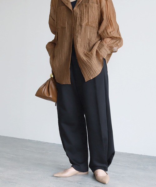 reca（レカ）の「2WAY裾スナップスウェットパンツ（スウェットパンツ・レディース・ブラック/トップグレー・M）」の14枚目の写真