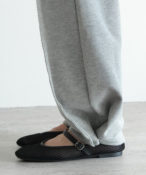 reca（レカ）の「2WAY裾スナップスウェットパンツ（スウェットパンツ・レディース・ブラック/トップグレー・M）」の7枚目の写真