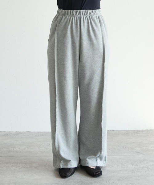 reca（レカ）の「2WAY裾スナップスウェットパンツ（スウェットパンツ・レディース・ブラック/トップグレー・M）」の21枚目の写真