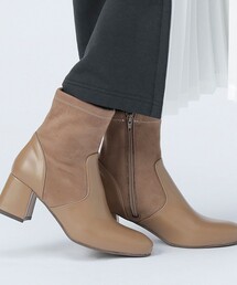 BEAMS HEART（ビームスハート）の「フェイク レザー スエード 切替 ブーツ（22.5～24.5cm）（ブーツ）」