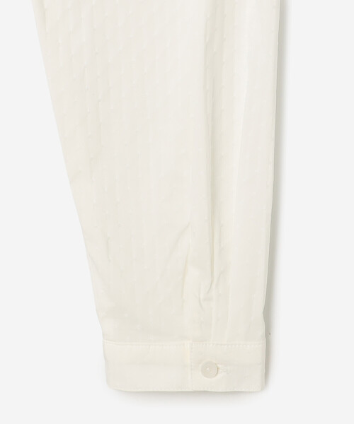 Bshop（ビショップ）の「eunoia | ラウンドカラー ブラウス WOMEN（シャツ/ブラウス・レディース・ホワイト/ブラック・ONE）」の7枚目の写真