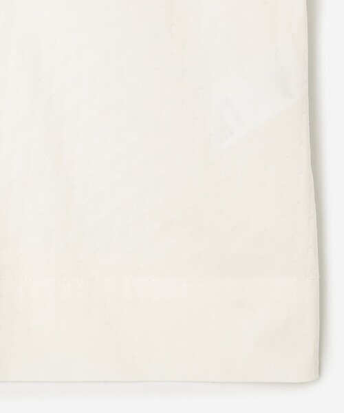 Bshop（ビショップ）の「eunoia | ラウンドカラー ブラウス WOMEN（シャツ/ブラウス・レディース・ホワイト/ブラック・ONE）」の8枚目の写真