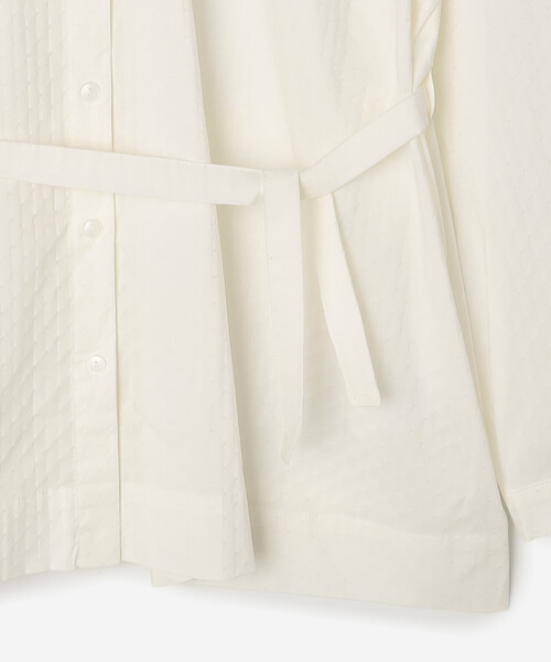 Bshop（ビショップ）の「eunoia | ラウンドカラー ブラウス WOMEN（シャツ/ブラウス・レディース・ホワイト/ブラック・ONE）」の9枚目の写真