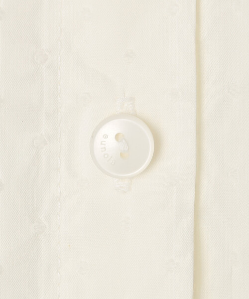 Bshop（ビショップ）の「eunoia | ラウンドカラー ブラウス WOMEN（シャツ/ブラウス・レディース・ホワイト/ブラック・ONE）」の10枚目の写真