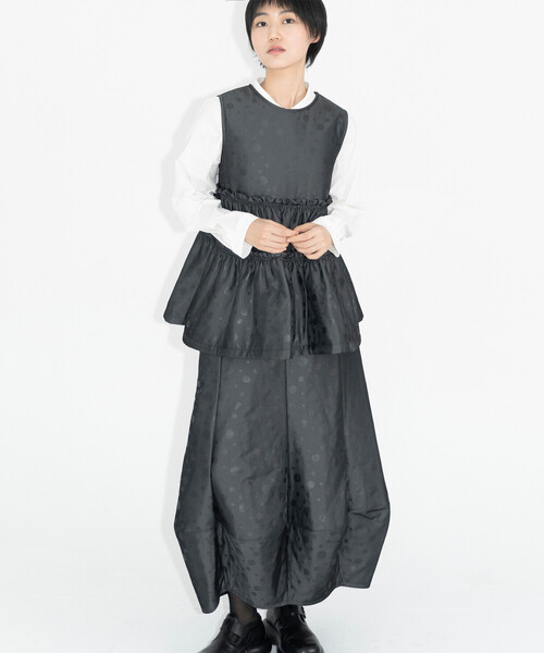 Bshop（ビショップ）の「eunoia | ラウンドカラー ブラウス WOMEN（シャツ/ブラウス・レディース・ホワイト/ブラック・ONE）」の15枚目の写真