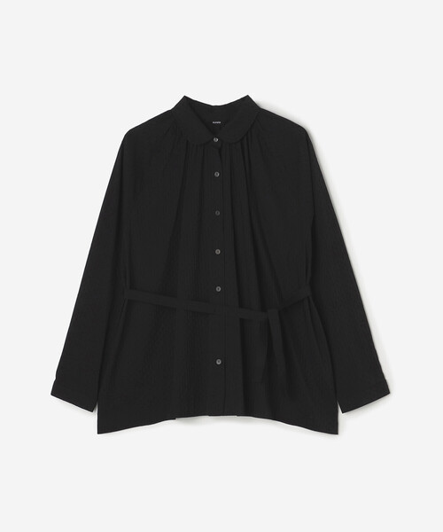 Bshop（ビショップ）の「eunoia | ラウンドカラー ブラウス WOMEN（シャツ/ブラウス・レディース・ホワイト/ブラック・ONE）」の17枚目の写真