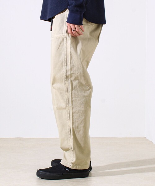 【Mサイズ】 ルーズテーパードリッジパンツ ベージュ 美中古品 GRAMICCI】LOOSE TAPERED RIDGE PANT ルーズテーパードリッジパンツ