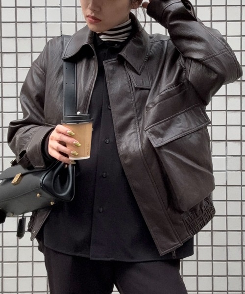 DRAW（ドロー）の「DRAW(ドロー) / ビッグシルエット シャツ（ユニセックス）（シャツ/ブラウス・メンズ・ブラック/グレー/ブラック系その他・MEDIUM/LARGE/SMALL）」の10枚目の写真