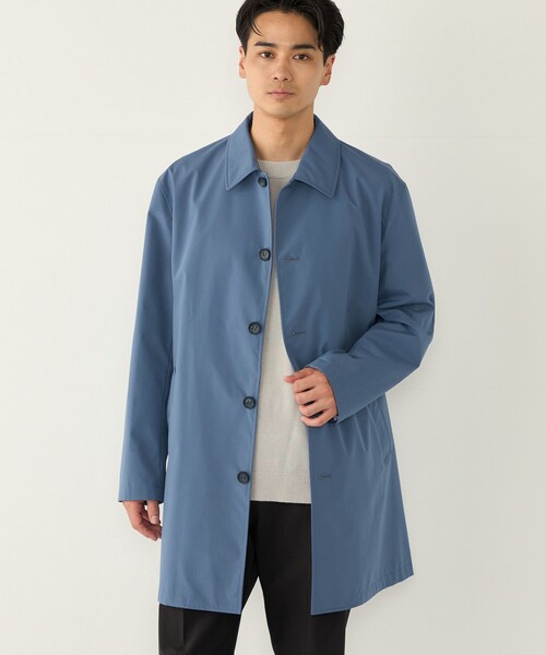 SHIPS Colors(シップス カラーズ)の「SHIPS Colors:〈撥水・防風〉ステンカラー コート◇(ステンカラーコート・メンズ・ベージュ/ダークグレー/ネイビー/ブルー/ベージュ系・LARGE/MEDIUM/X-LARGE)」の5枚目の写真