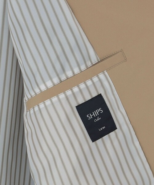 SHIPS Colors(シップス カラーズ)の「SHIPS Colors:〈撥水・防風〉ステンカラー コート◇(ステンカラーコート・メンズ・ベージュ/ダークグレー/ネイビー/ブルー/ベージュ系・LARGE/MEDIUM/X-LARGE)」の17枚目の写真