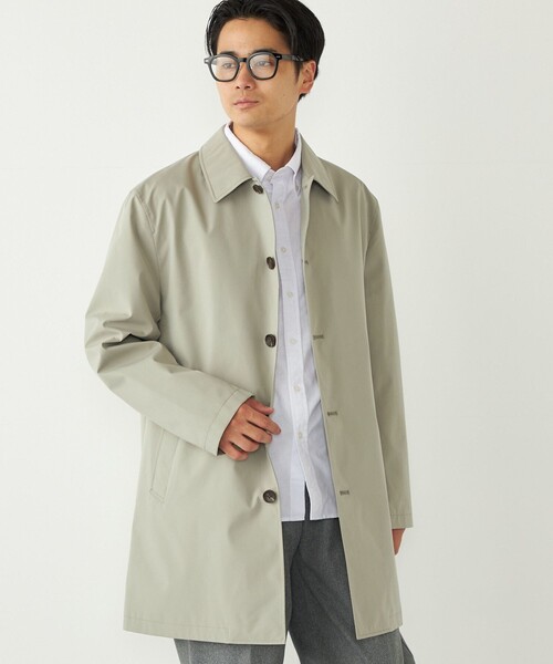 SHIPS Colors:〈撥水・防風〉ステンカラー コート◇（ステンカラー