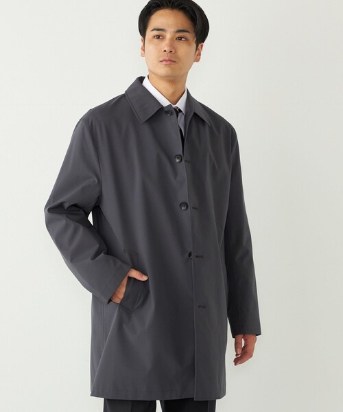 SHIPS Colors:〈撥水・防風〉ステンカラー コート◇（ステンカラー