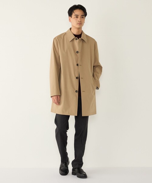 SHIPS Colors(シップス カラーズ)の「SHIPS Colors:〈撥水・防風〉ステンカラー コート◇(ステンカラーコート・メンズ・ベージュ/ダークグレー/ネイビー/ブルー/ベージュ系・LARGE/MEDIUM/X-LARGE)」の22枚目の写真