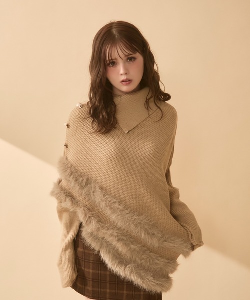 セール】ラインファーニット（ニット/セーター）｜TITTY&CO