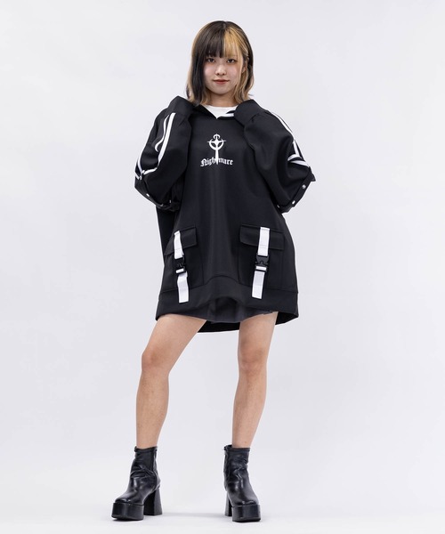 JOHN'S CLOSET(ジョンズクローゼット)の「【13】2WAY セーラーカラー プルオーバー(スウェット・レディース・ブラック×ホワイト/ホワイト×ブラック・MEDIUM/LARGE)」の12枚目の写真