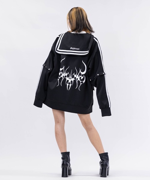 セール】【13】2WAY セーラーカラー プルオーバー（スウェット