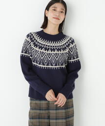 かえる　 タグ付新品　HUMAN WOMAN 薄手ウール　ニット タグ付新品HUMAN WOMAN 薄手ウールニット
