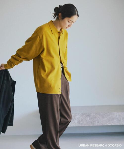 URBAN RESEARCH DOORS（アーバンリサーチドアーズ）の「『仁村紗和さん着用』『UR TECH』完声2タックワイドトラウザー（その他パンツ・メンズ・ブラック/ブラウン・MEDIUM/LARGE/SMALL）」の2枚目の写真