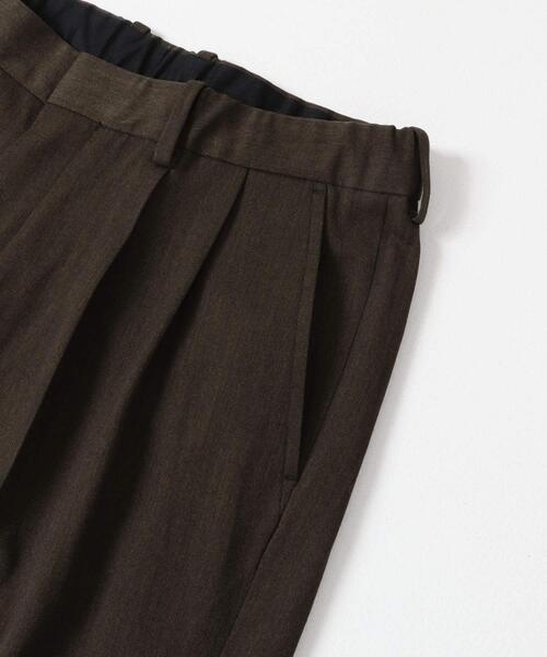 URBAN RESEARCH DOORS（アーバンリサーチドアーズ）の「『仁村紗和さん着用』『UR TECH』完声2タックワイドトラウザー（その他パンツ・メンズ・ブラック/ブラウン・MEDIUM/LARGE/SMALL）」の8枚目の写真