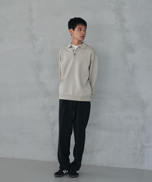 仁村紗和さん着用』『UR TECH』完声2タックワイドトラウザー