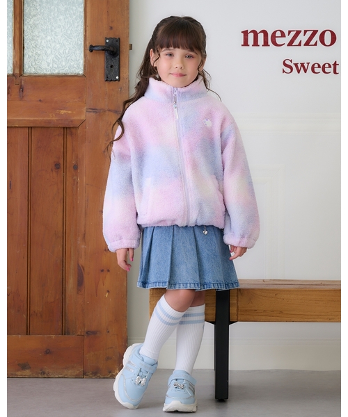 グラデーションボア ブルゾン（ブルゾン）｜mezzo piano（メゾピアノ