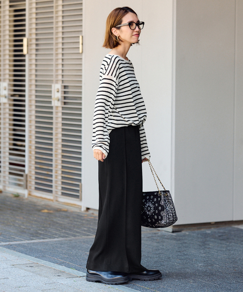 ≪手洗い可≫イージースラックススカート（スカート）｜FRAMeWORK