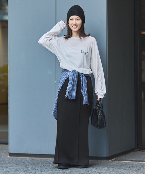 ≪手洗い可≫イージースラックススカート（スカート）｜FRAMeWORK