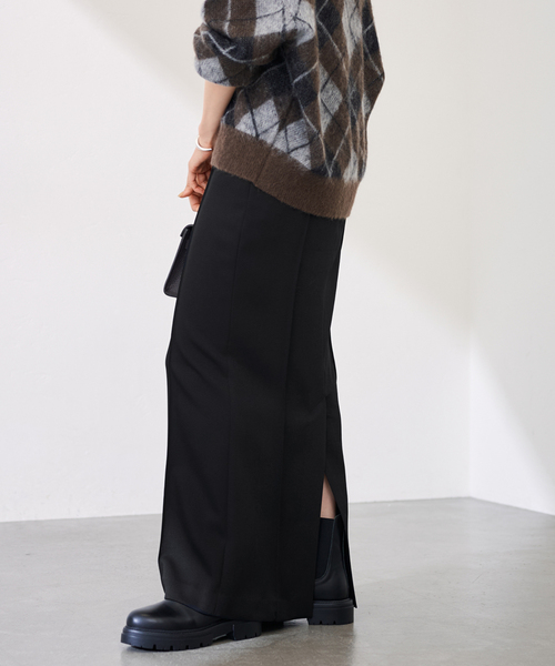 ≪手洗い可≫イージースラックススカート（スカート）｜FRAMeWORK