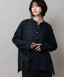 Munich | ウォッシャブルウールビエラプルオーバーシャツ(シャツ/ブラウス)