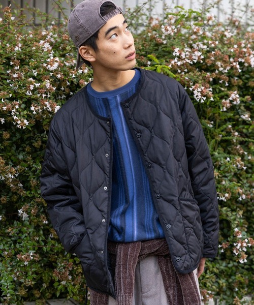 TAION」 ダウンコート MEDIUM ブラック メンズ シップス SHIPS 【SHIPS 