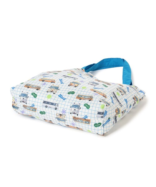 BEAMS mini（ビームスミニ）の「【COLLABORATION】那須どうぶつ王国 / ECOバッグ 2025FW（トートバッグ・レディース・ミント/オレンジ・ONE SIZE）」の13枚目の写真