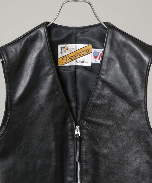 Schott 193V LEATHER VEST / レザーベスト　新品未使用 楽天市場】Schottショット 193V LEATHER VEST レザーベスト 782