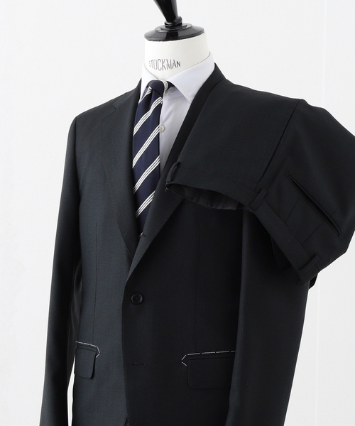 セール】D.OLIVER 3ボタン ピンヘッド (DORMEUIL)（スーツセット