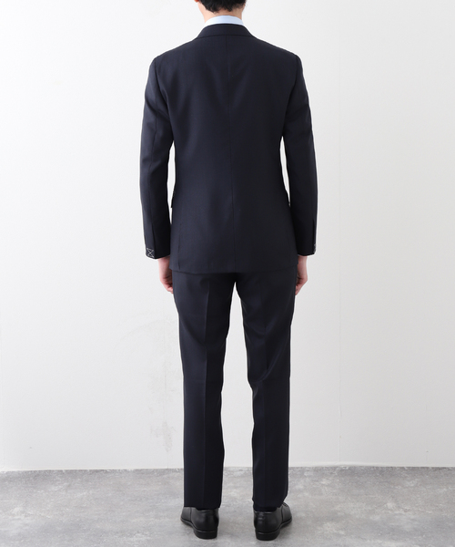 EDIFICE(エディフィス)の「D.OLIVER 3ボタン ピンヘッド (DORMEUIL)(スーツセット・メンズ・ネイビー/グリーン系その他・48/46/44/42/50)」の5枚目の写真