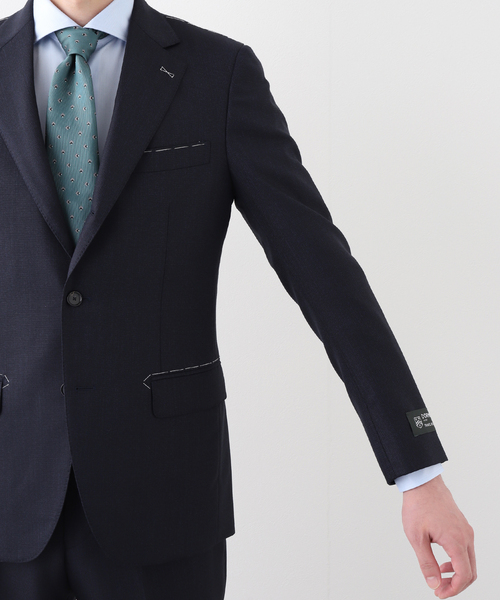 EDIFICE(エディフィス)の「D.OLIVER 3ボタン ピンヘッド (DORMEUIL)(スーツセット・メンズ・ネイビー/グリーン系その他・48/46/44/42/50)」の11枚目の写真