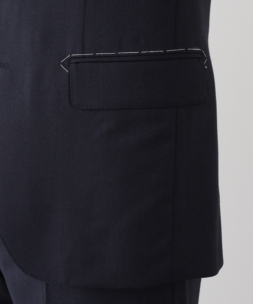 EDIFICE(エディフィス)の「D.OLIVER 3ボタン ピンヘッド (DORMEUIL)(スーツセット・メンズ・ネイビー/グリーン系その他・48/46/44/42/50)」の15枚目の写真