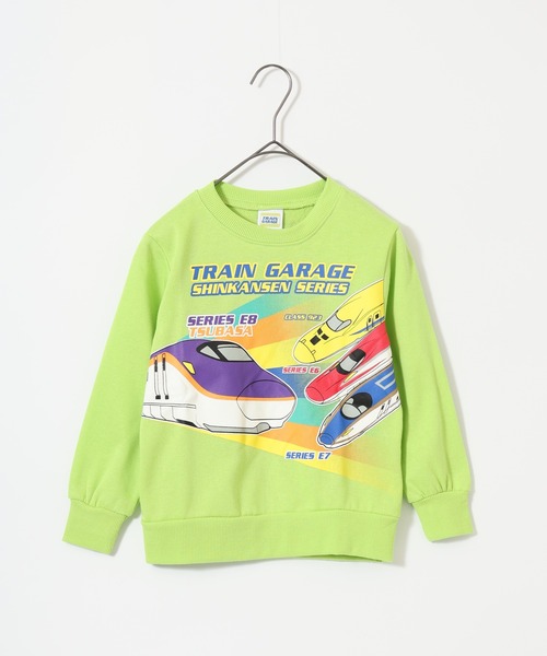 familiar 新幹線刺繍トレーナー 110 セール】新幹線 裏毛トレーナー（スウェット）｜FUNALIVE